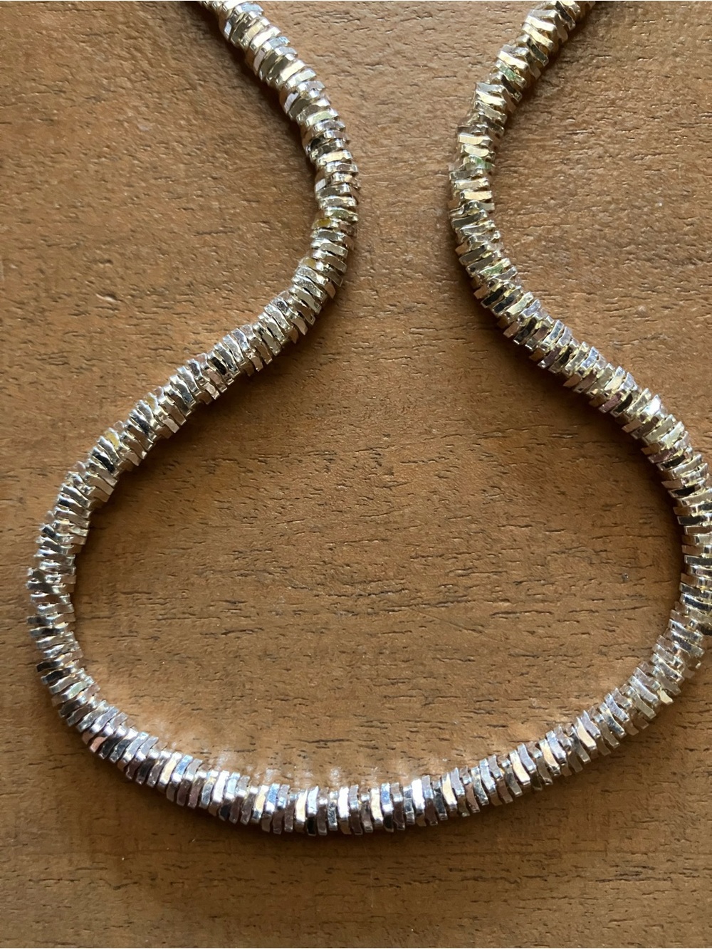 Vintage Milor Italian Twisted Link Necklace - 925 Sterling Silver - Estate Jewel